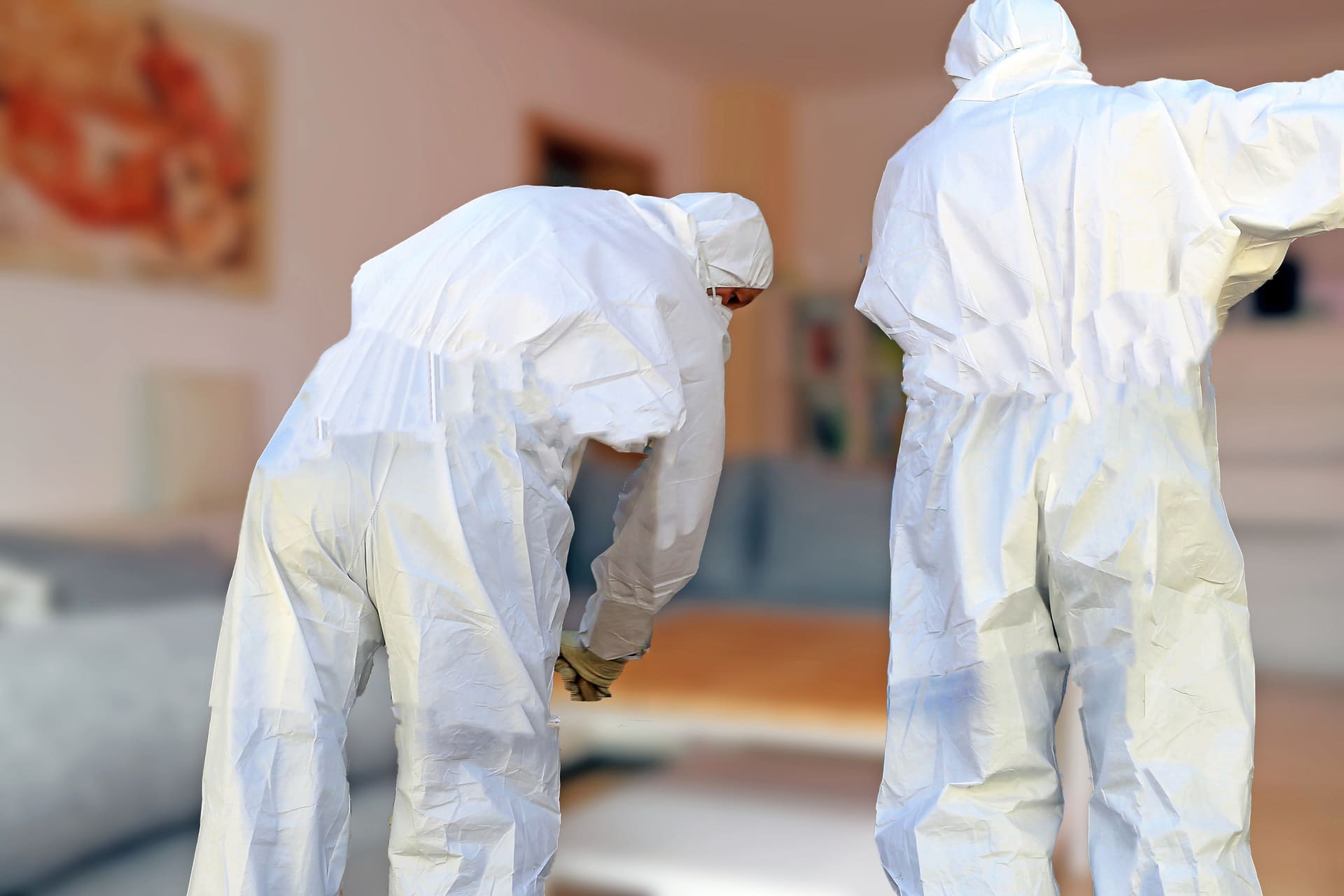 Reinigung von Tatort